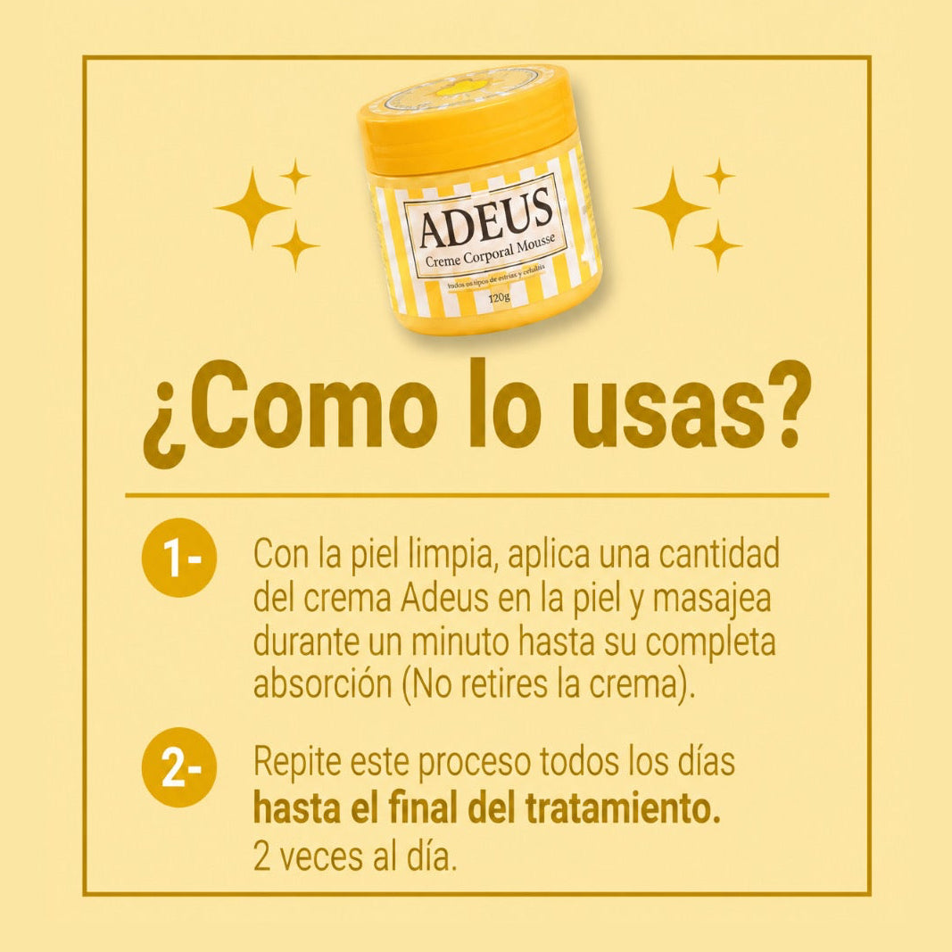 ADEUS ORIGINAL - Crema Aclaradora Natural para Rostro y Cuerpo